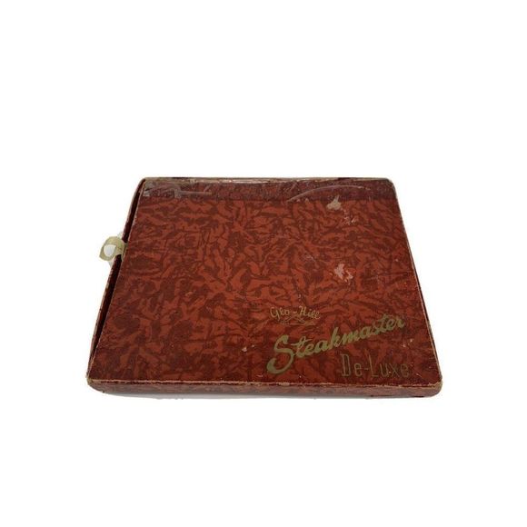 Rare VTG Glo-Hill FAUX STAG BONE And BAKELIGHT DINKEE KNIVES Boxed Set 6 - Picture 2 of 12